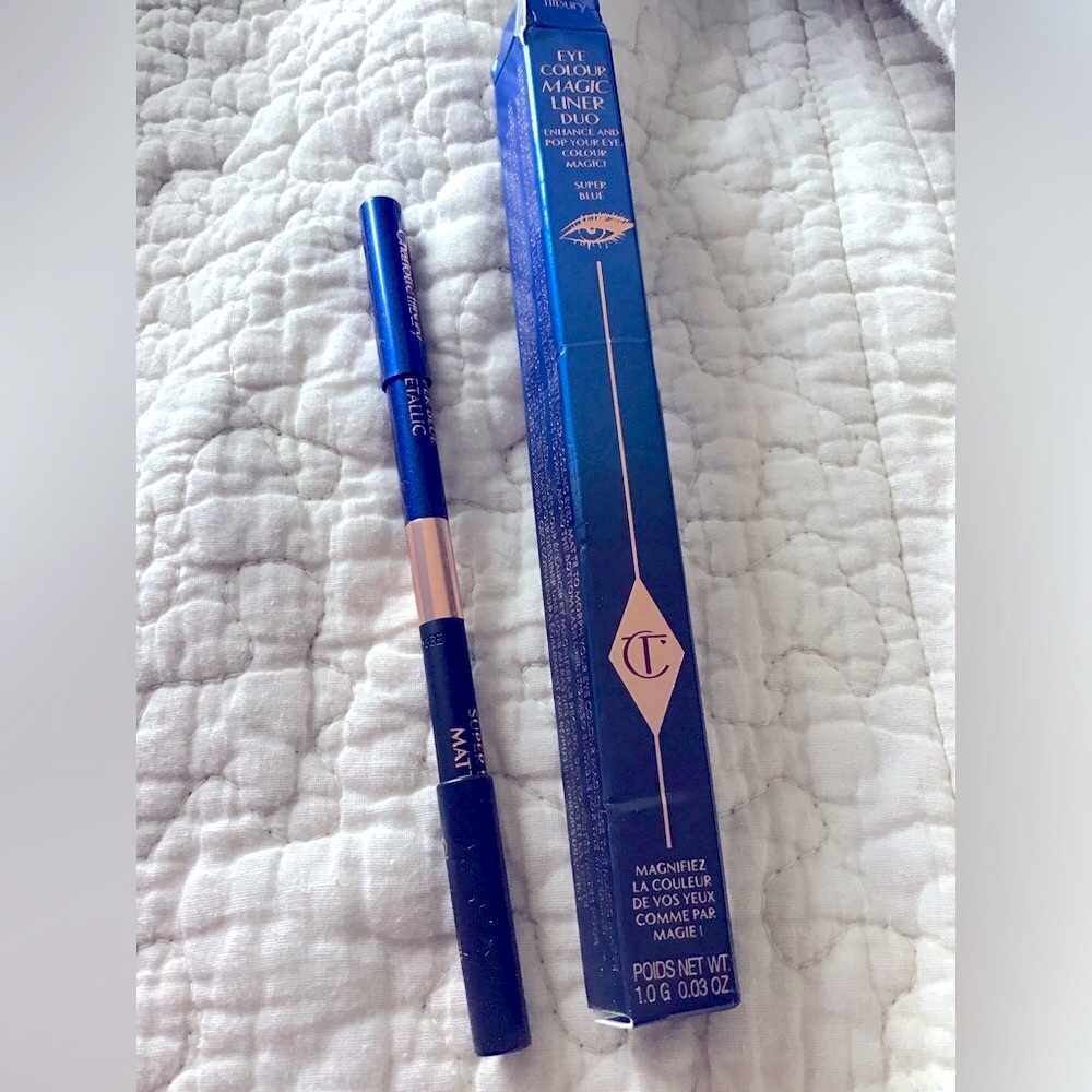 CHARLOTTE TILBURY Eye Colour Magic Liner Duo Super Blue Eyeliner New In Box